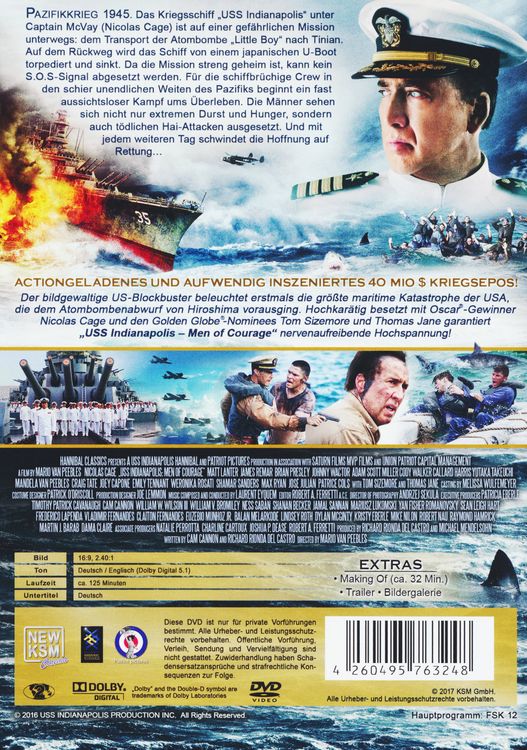 Produktbild: USS Indianapolis - Men of Courage
