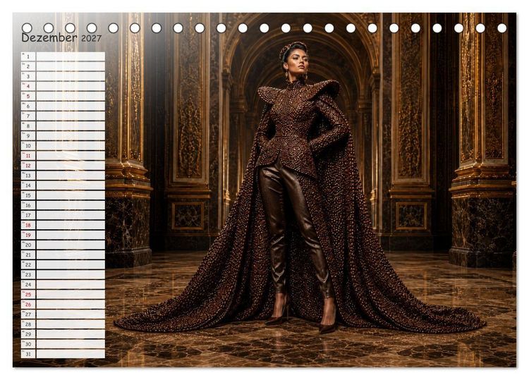 Produktbild: Caf&eacute; Couture (Tischkalender 2027 DIN A5 quer), CALVENDO Monatskalender