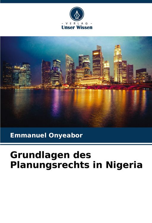 Produktbild: Grundlagen des Planungsrechts in Nigeria