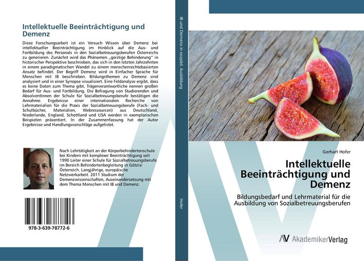 Produktbild: Intellektuelle Beeintr&auml;chtigung und Demenz