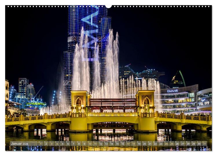 Produktbild: Dubai - zwischen Traum und Wirklichkeit (Wandkalender 2026 DIN A2 quer), CALVENDO Monatskalender