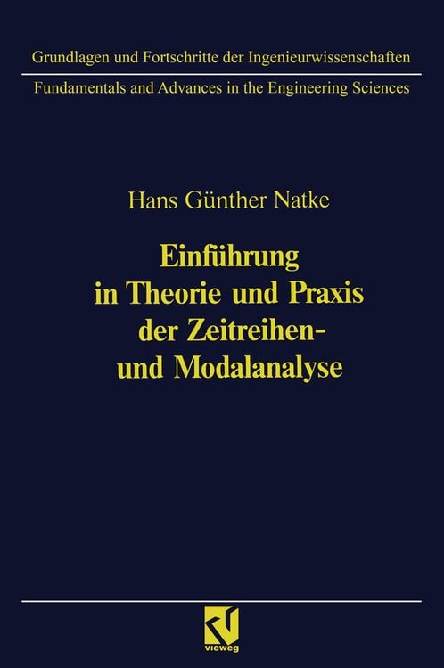 Produktbild: Einf&uuml;hrung in Theorie und Praxis der Zeitreihen- und Modalanalyse