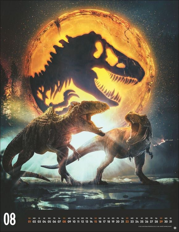 Produktbild: Jurassic Filmplakate Posterkalender 2027