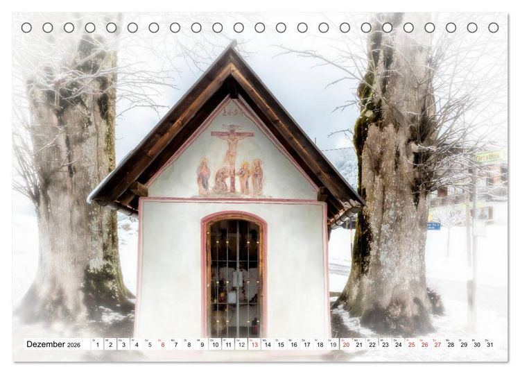 Produktbild: WINTERZAUBER Reit im Winkl und Umgebung (Tischkalender 2026 DIN A5 quer), CALVENDO Monatskalender