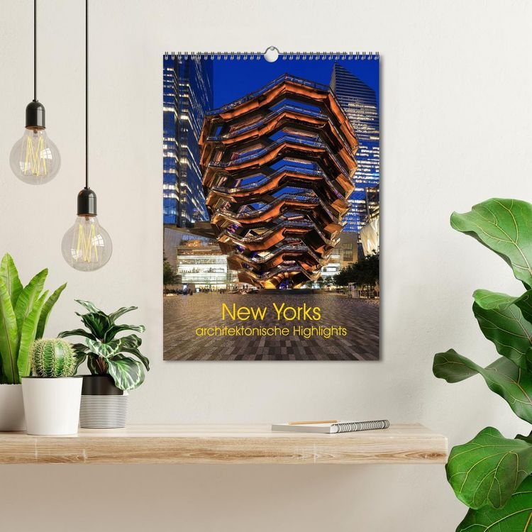 Produktbild: New Yorks architektonische Highlights (Wandkalender 2026 DIN A3 hoch), CALVENDO Monatskalender