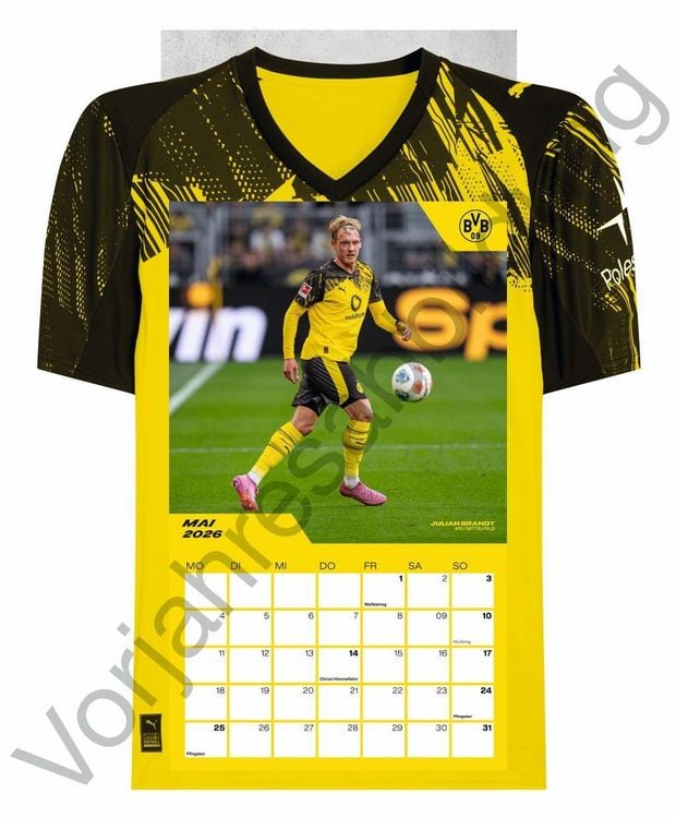 Produktbild: BVB Trikotkalender 2027