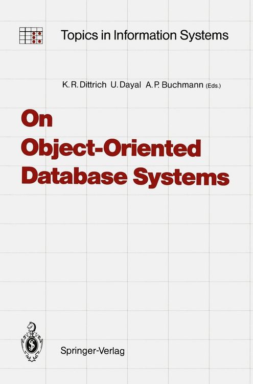 Produktbild: On Object-Oriented Database Systems