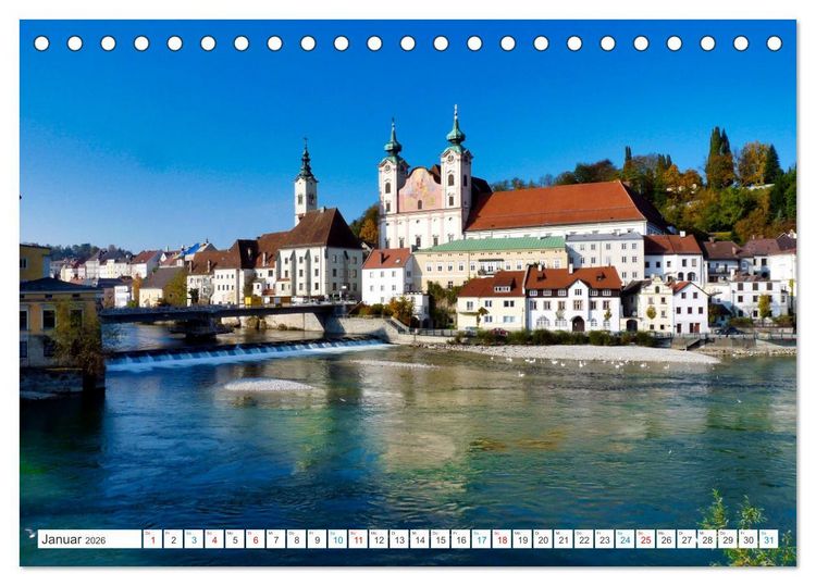 Produktbild: Lockendes Ober&ouml;sterreich (Tischkalender 2026 DIN A5 quer), CALVENDO Monatskalender