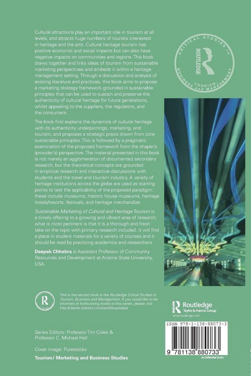 Produktbild: Sustainable Marketing of Cultural and Heritage Tourism