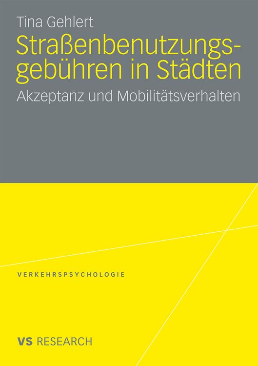 Produktbild: Stra&szlig;enbenutzungsgeb&uuml;hren in St&auml;dten