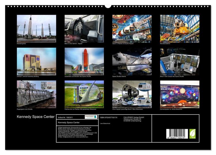 Produktbild: Kennedy Space Center (hochwertiger Premium Wandkalender 2026 DIN A2 quer), Kunstdruck in Hochglanz
