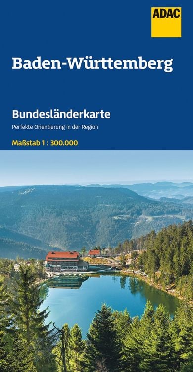 Produktbild: ADAC Bundesl&auml;nderkarte Deutschland 11 Baden-W&uuml;rttemberg 1:300.000