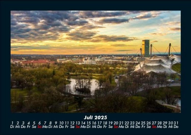 Produktbild: M&uuml;nchen 2025 Fotokalender DIN A5