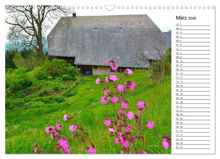 Produktbild: Hochschwarzwald (Wandkalender 2026 DIN A3 quer), CALVENDO Monatskalender
