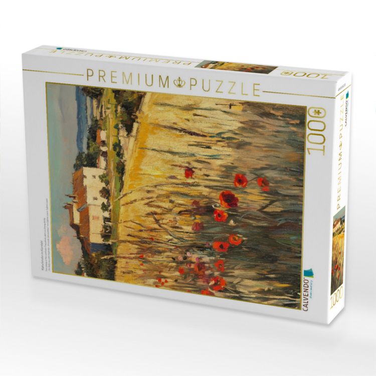 Produktbild: CALVENDO Puzzle Klatschmohn im Kornfeld | 1000 Teile Lege-Gr&ouml;&szlig;e 64x48cm Foto-Puzzle f&uuml;r gl&uuml;ckliche Stunden