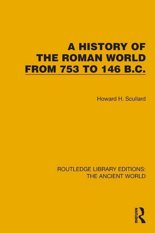 Produktbild: A History of the Roman World from 753 to 146 B.C.