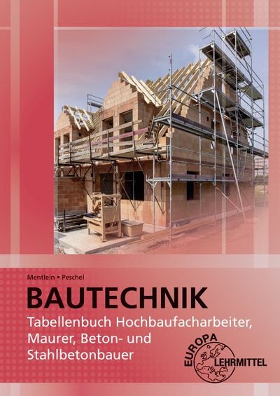 Produktbild: Tabellenbuch Hochbaufacharbeiter, Maurer, Beton- und Stahlbetonbauer