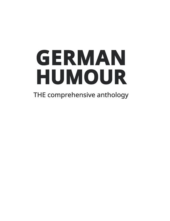 Produktbild: German Humour