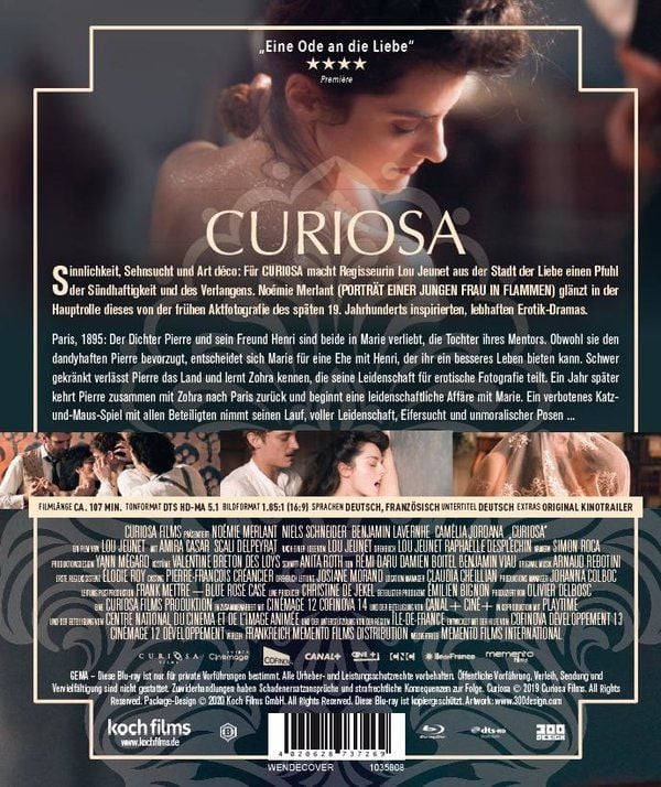Produktbild: Curiosa - Die Kunst der Verf&uuml;hrung