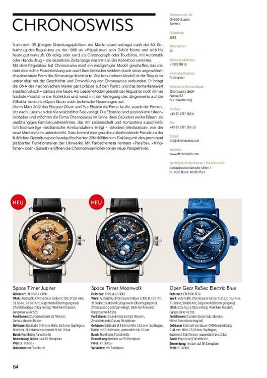 Produktbild: Armbanduhren Katalog 2022/2023