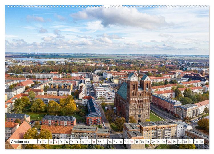 Produktbild: Prenzlau - im Wandel der Jahreszeiten (Wandkalender 2026 DIN A2 quer), CALVENDO Monatskalender
