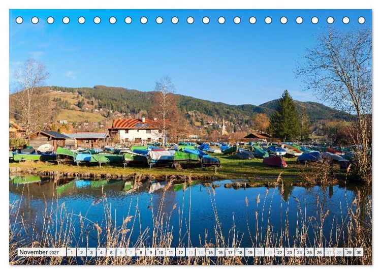 Produktbild: Schliersee-Idylle (Tischkalender 2027 DIN A5 quer), CALVENDO Monatskalender