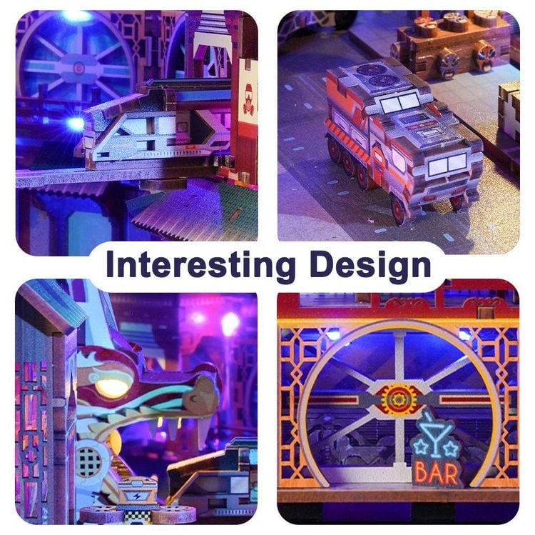 Produktbild: Book Nook DIY B&uuml;cherecke Cyber City