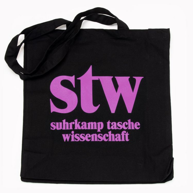 Produktbild: Suhrkamp tasche wissenschaft, schwarz/pink