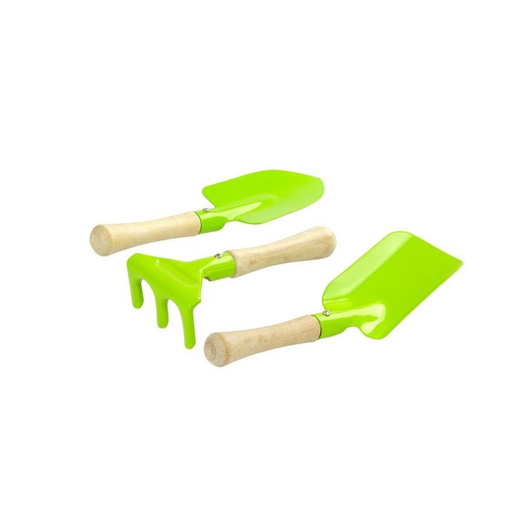 Produktbild: PEBARO GAR1 - Garten-Set f&uuml;r Kinder mit Schaufeln, Harke und Handschuhe, gr&uuml;n