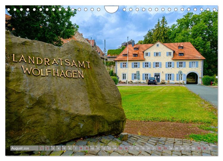 Produktbild: Ein Blick auf Wolfhagen (Wandkalender 2026 DIN A4 quer), CALVENDO Monatskalender