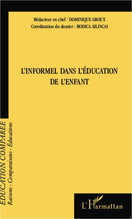 Produktbild: L'informel dans l'&eacute;ducation de l'enfant
