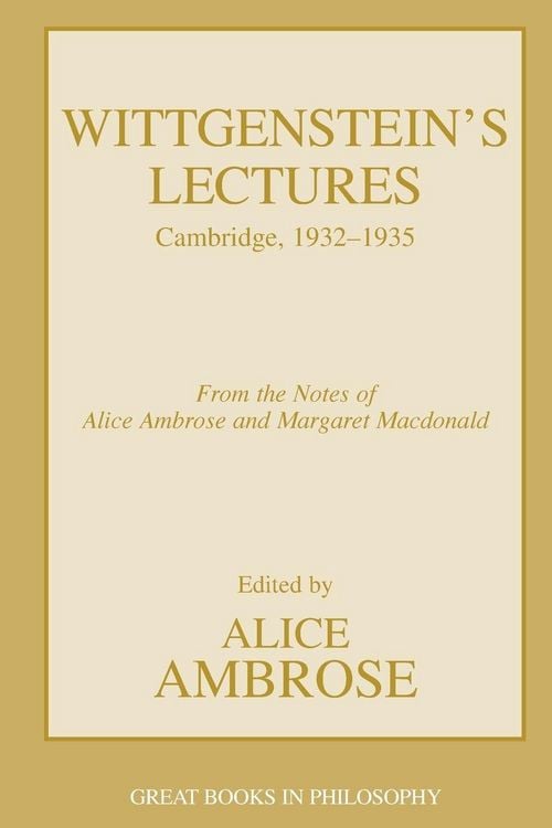 Produktbild: Wittgenstein's Lectures
