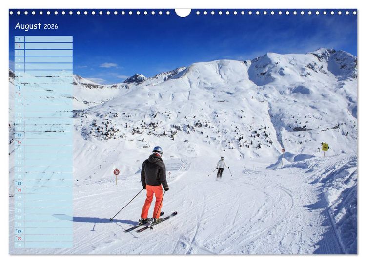 Produktbild: Ski und Snowboard - Leidenschaft im Schnee (Wandkalender 2026 DIN A3 quer), CALVENDO Monatskalender