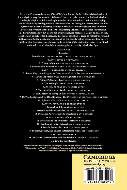 Produktbild: The Cambridge Companion to Petrarch