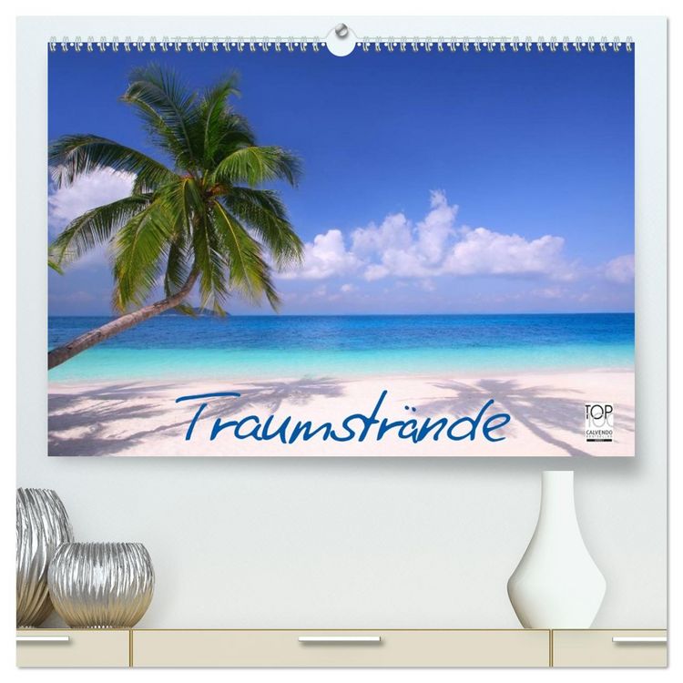 Produktbild: Traumstr&auml;nde (hochwertiger Premium Wandkalender 2026 DIN A2 quer), Kunstdruck in Hochglanz