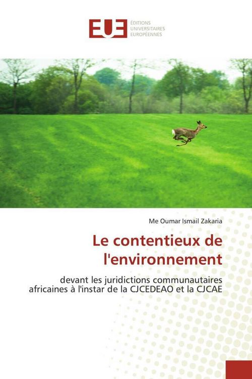Produktbild: Le contentieux de l'environnement