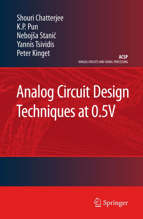 Produktbild: Analog Circuit Design Techniques at 0.5V
