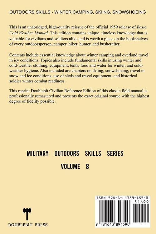 Produktbild: Basic Cold Weather Manual - FM 31-70 US Army Field Manual (1959 Civilian Reference Edition)