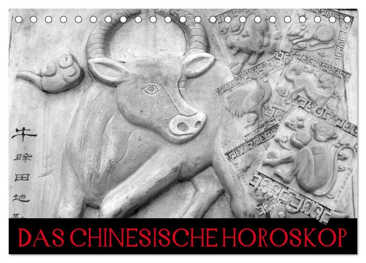 Produktbild: Das Chinesische Horoskop / Geburtstagskalender (Tischkalender 2026 DIN A5 quer), CALVENDO Monatskalender