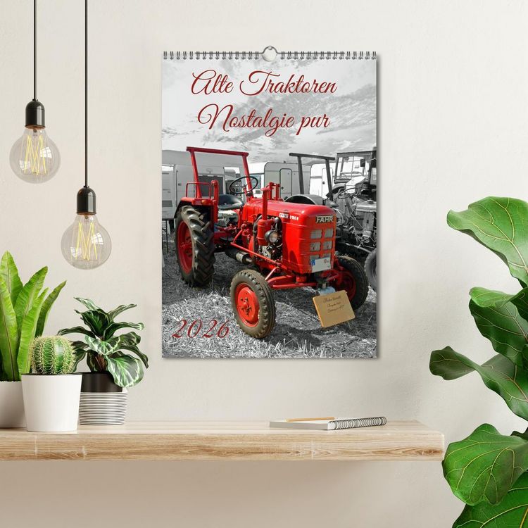 Produktbild: Alte Traktoren Nostalgie pur (Wandkalender 2026 DIN A3 hoch), CALVENDO Monatskalender