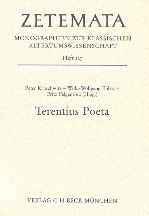 Produktbild: Terentius Poeta