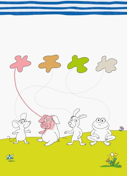Produktbild: Mein dicker Kindergartenblock: Schneiden, Farben und Formen, Logik