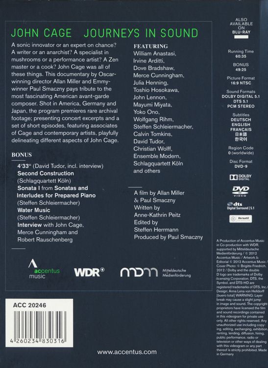 Produktbild: John Cage - Journeys In Sound