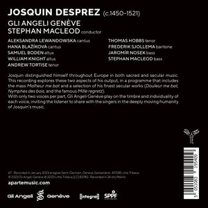 Produktbild: Josquin Desprez: Malheur me bat