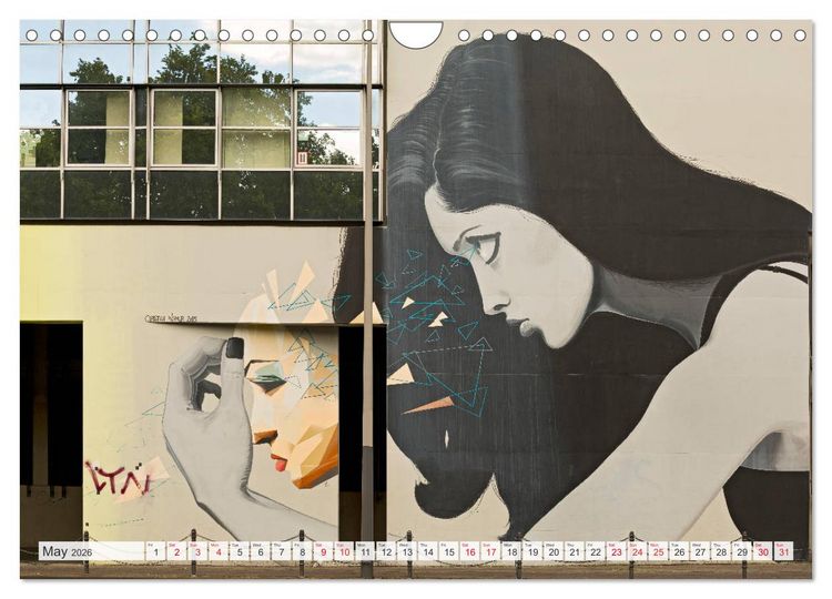 Produktbild: COLOGNE STREETART GALLERY (Wall Calendar 2026 DIN A4 landscape), CALVENDO 12 Month Wall Calendar