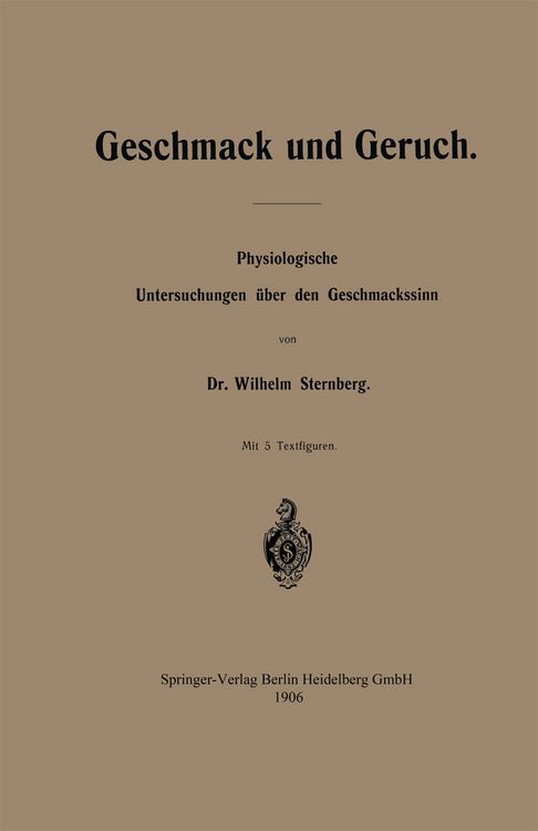 Produktbild: Geschmack und Geruch