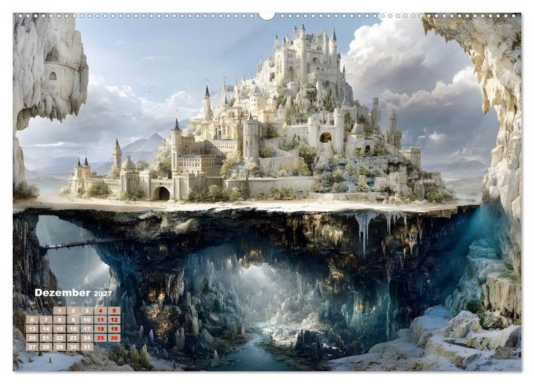 Produktbild: Below (hochwertiger Premium Wandkalender 2027 DIN A2 quer), Kunstdruck in Hochglanz