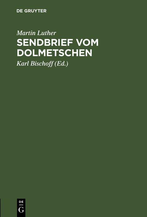 Produktbild: Sendbrief vom Dolmetschen