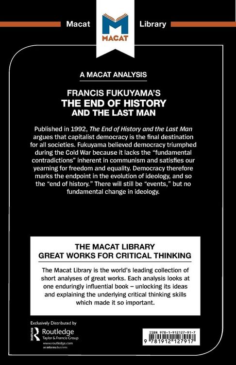 Produktbild: An Analysis of Francis Fukuyama's The End of History and the Last Man