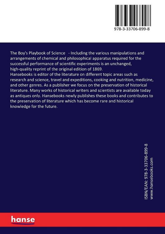 Produktbild: The Boy's Playbook of Science